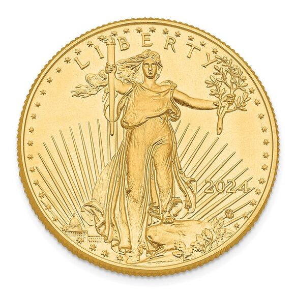 22k Yellow Gold 1/2 oz American Eagle Coin - Picture 1 of 2